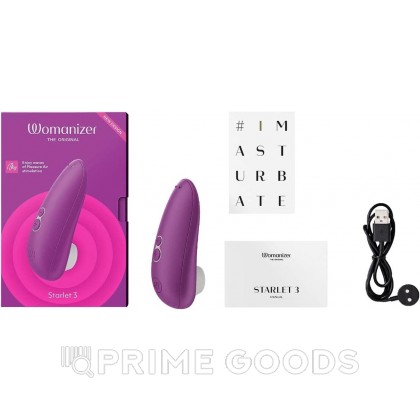 Бесконтактный клиторальный стимулятор Womanizer Starlet 3 фиолетовый от sex shop primegoods фото 7