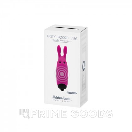 Карманный вибратор-кролик Lastic pocket vibe Rabbit Adrien Lastic от sex shop primegoods фото 6