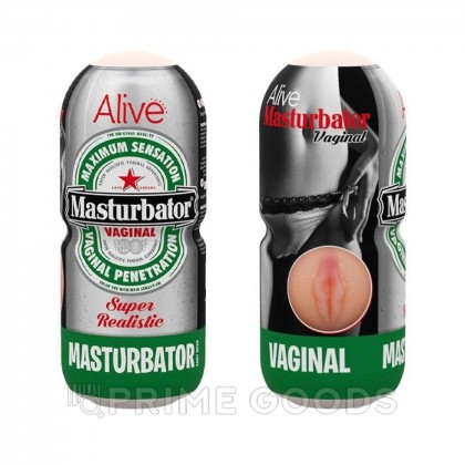 Мастурбатор Heineken (вагина) от Alive от sex shop primegoods