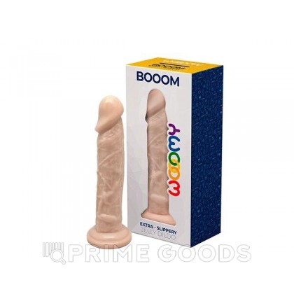 Фаллоимитатор Booom от WOOOMY бежевый (19,3 *4,3 см.) от sex shop primegoods