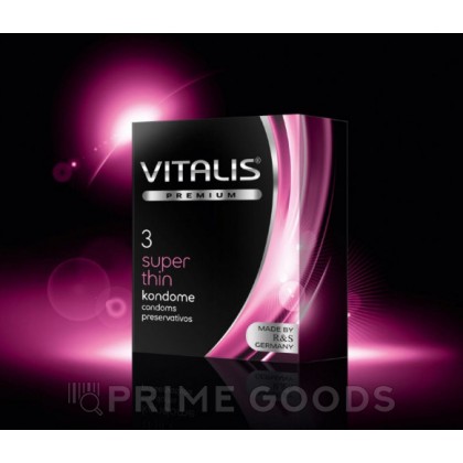 VITALIS №3 Super thin Презервативы супертонкие от sex shop primegoods фото 2