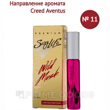 Духи с феромонами Sexy Life Wild Musk жен. №11 философия аромата Creed Aventus For Her, 10 мл от sex shop primegoods фото 2