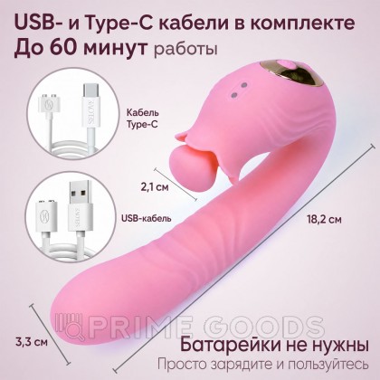 Вибратор Selove Campanula розовый от sex shop primegoods фото 10