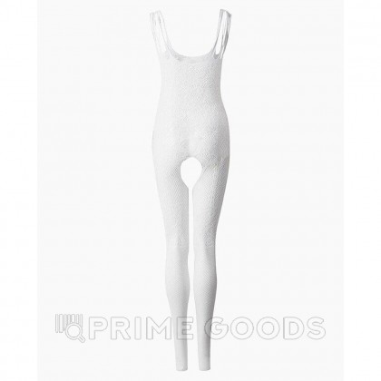 Боди-комбинезон белый с имитацией подвязок (Impulse) (S-L) от sex shop primegoods фото 7