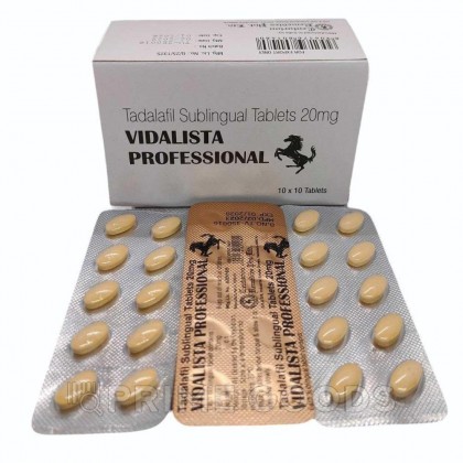 Препарат для усиления потенции Vidalista Professional 20 mg (10 таб.) от sex shop primegoods фото 11