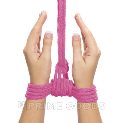 Верёвка для бондажа - 10 м. (розовая) от sex shop primegoods фото 3