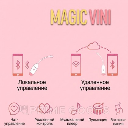 Виброяйцо Magic Motion Vini, оранжевый от sex shop primegoods фото 7
