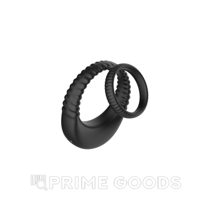 Двойное эрекционное кольцо с вибрацией от sex shop primegoods фото 10