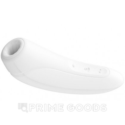 Вакуумный клиторальный стимулятор Satisfyer Curvy 1+ (белый) от sex shop primegoods фото 2