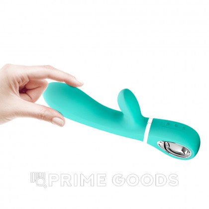 Вибратор-кролик Thomas Super Soft (20 см) бирюзовый от sex shop primegoods фото 3