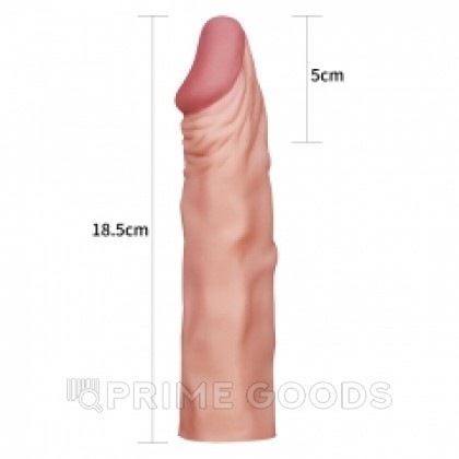 Насадка на пенис Pleasure X-TENDER (18,5*4,3) от sex shop primegoods фото 2