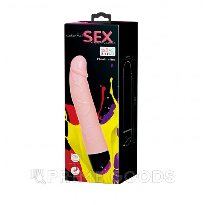 Вибратор-реалистик 19 см (вибрация с ротацией) от sex shop primegoods