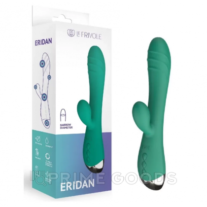 Вибратор кролик Eridan, цвет хвойный зеленый (SOLAR) от sex shop primegoods фото 2