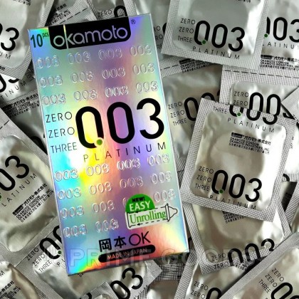 Презервативы Okamoto 0.03 platinum ultra-thin condom 12 шт. от sex shop primegoods фото 3