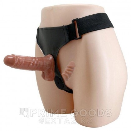 Двойной страпон с вибрацией и пультом управления Passionate harness от sex shop primegoods