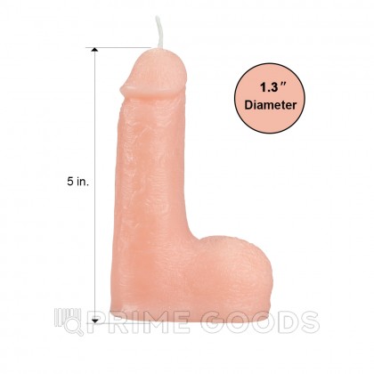 Свеча Bondage Fetish телесный цвет (низкотемпературная) от sex shop primegoods фото 2