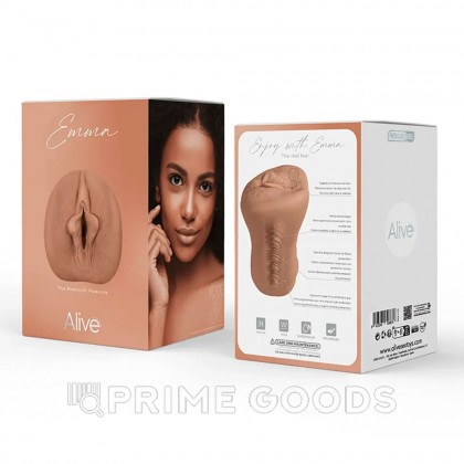 Реалистичный двойной мастурбатор Emma от Alive, M от sex shop primegoods фото 6