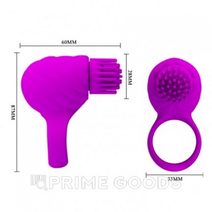 Виброкольцо с мощной стимуляцией клитора(на зарядке USB) от sex shop primegoods фото 3