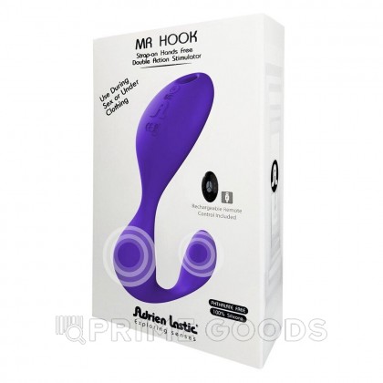 Вибратор для пар с пультом ДУ Mr. Hook от Adrien Lastic от sex shop primegoods фото 2