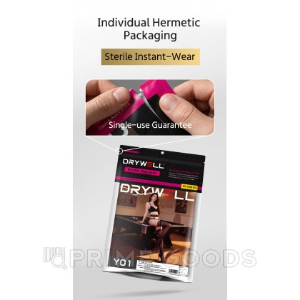 Чулки с подвязками Drywell (S-M) от sex shop primegoods фото 7