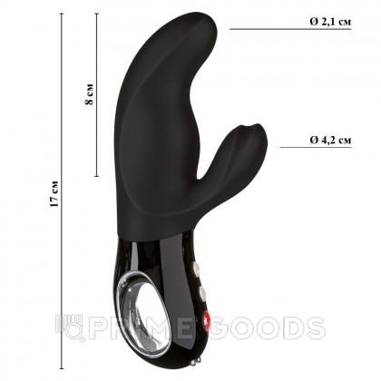Кролик-вибратор Miss Bi (черный) от sex shop primegoods фото 3