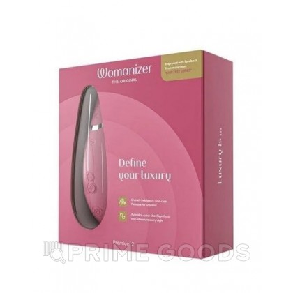 Бесконтактный клиторальный стимулятор Womanizer Premium 2 розовый от sex shop primegoods фото 7