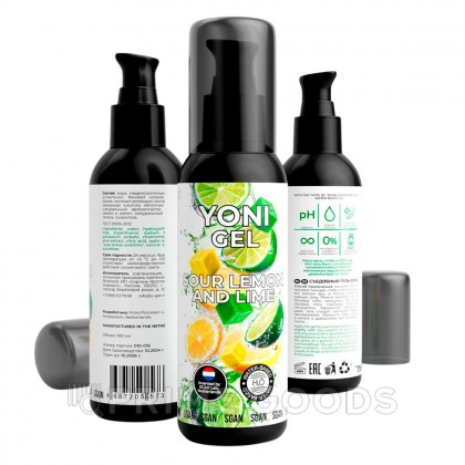 Лубрикант для орального секса SGAN YONI GEL со вкусом лимона и лайма, 100 мл от sex shop primegoods