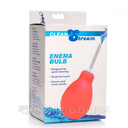 Анальный душ CleanStream Enema Bulb, красный, 236 мл от sex shop primegoods фото 2