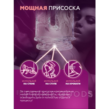 Двойной фаллоимитатор Imperium прозрачный от Alive от sex shop primegoods фото 4