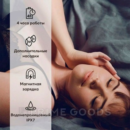 Бесконтактный клиторальный стимулятор Womanizer Premium 2 серый от sex shop primegoods фото 6