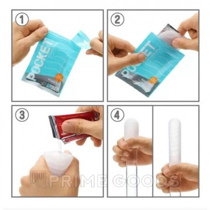 Мастурбатор Tenga Pocket Crystal Mist от sex shop primegoods фото 5