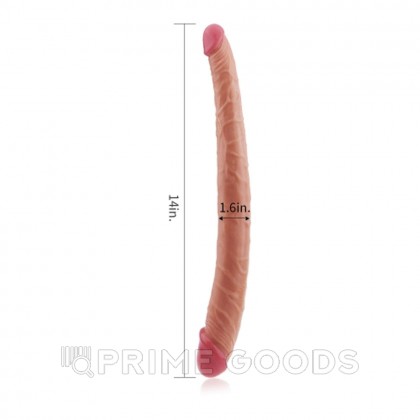 Реалистичный двусторонний фаллоимитатор от sex shop primegoods фото 3