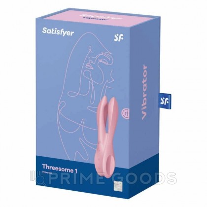 Клиторальный вибростимулятор Satisfyer Threesome 1 розовый от sex shop primegoods фото 3