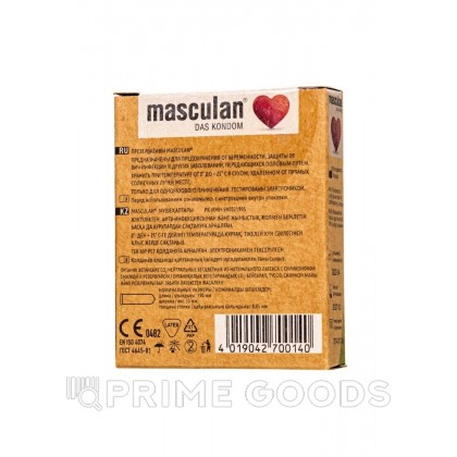 Презервативы masculan  ORGANIC № 3 утонченные, 18,5 см, 5.3 см, 3 шт. от sex shop primegoods фото 5