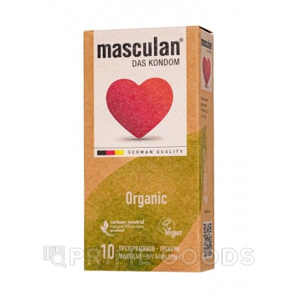 Презервативы masculan  ORGANIC № 10 утонченные, 18,5 см, 5.3 см, 10 шт. от sex shop primegoods