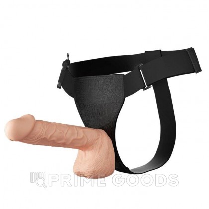 Страпон с вибрацией и пультом управления Ultra Passionate Harness (18×5 см) от sex shop primegoods