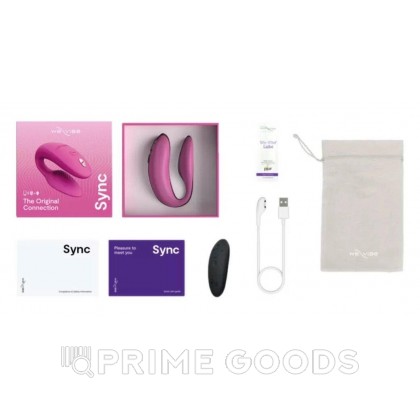 Вибратор для пар We-Vibe Sync 2 розовый от sex shop primegoods фото 6