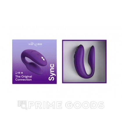 Вибратор для пар We-Vibe Sync 2 фиолетовый от sex shop primegoods фото 7