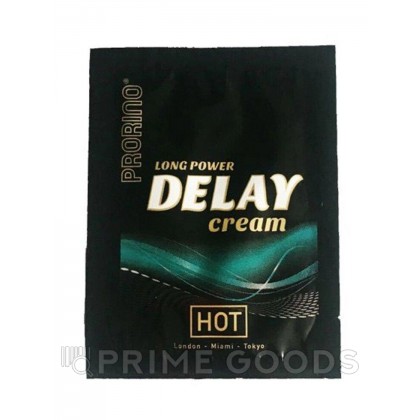 Продлевающий крем для мужчин Prorino long power delay cream by HOT (пробник 3 мл.) от sex shop primegoods