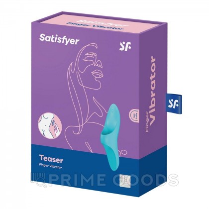 Мини-вибратор для клитора Satisfyer Teaser light голубой от sex shop primegoods