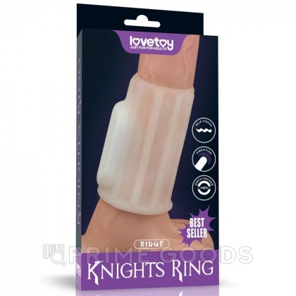 Насадка на пенис с вибрацией Ridge Knights Ring (10*3,7) от sex shop primegoods