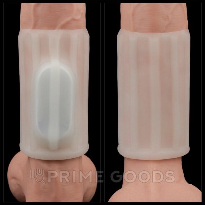 Насадка на пенис с вибрацией Ridge Knights Ring (10*3,7) от sex shop primegoods фото 5