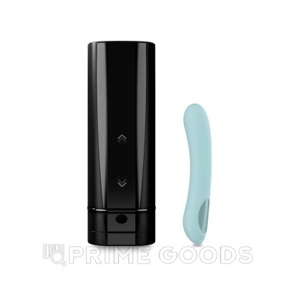 Комплект для пар KIIROO: интерактивный смарт мастурбатор Onyx+ и  вибратор Pearl 2+ (бирюзовый) от sex shop primegoods