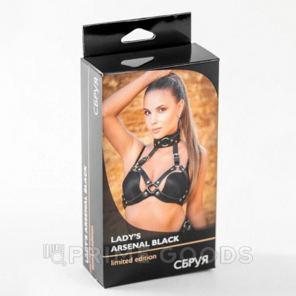 Сбруя Lady's Arsenal Black от sex shop primegoods фото 3