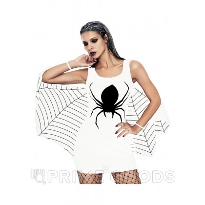 Платье «паук» размер S, белое от sex shop primegoods
