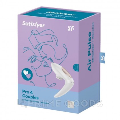 Вибро-вакуумно-волновой стимулятор для пар Satisfyer Pro 4 Couples  от sex shop primegoods фото 14