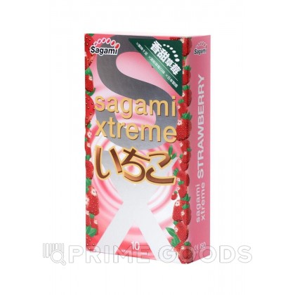 Презервативы Sagami xtreme strawberry 10 шт. от sex shop primegoods