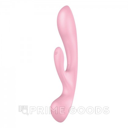 Вибратор-кролик Satisfyer Triple Oh розовый от sex shop primegoods фото 2