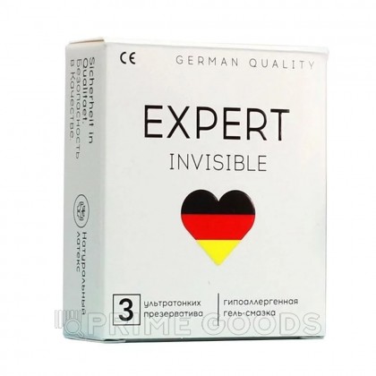 Презервативы EXPERT INVISIBLE № 3 (особо тонкие), 3 шт. от sex shop primegoods