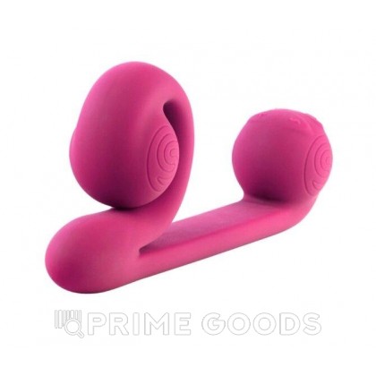 Вибромассажер для двойной стимуляции Snail Vibe розовый от sex shop primegoods